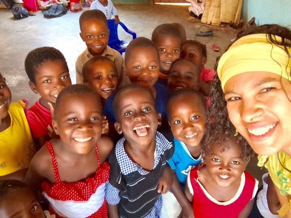 volunteering at the primary school in Malawi