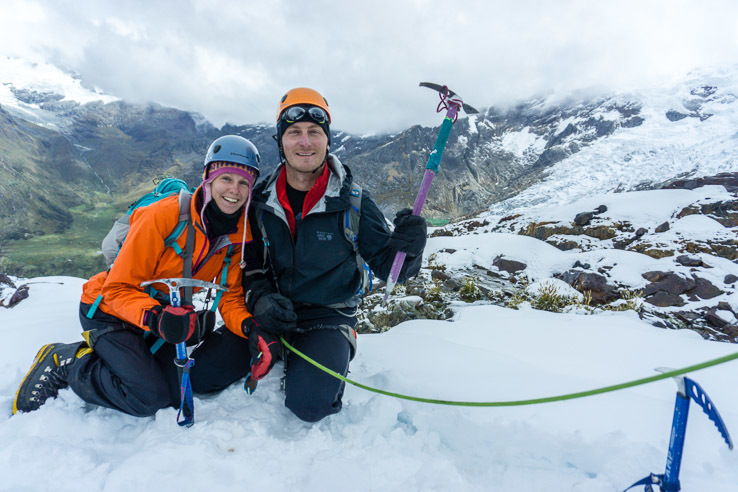 First mountaineering experience in Peru
