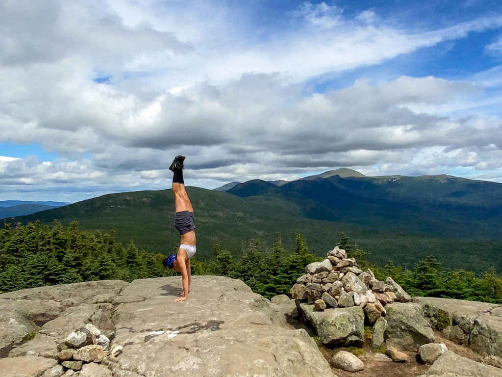 Handstand in the White Mountains