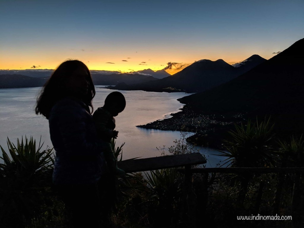 Lake Atitlan at Sunrise