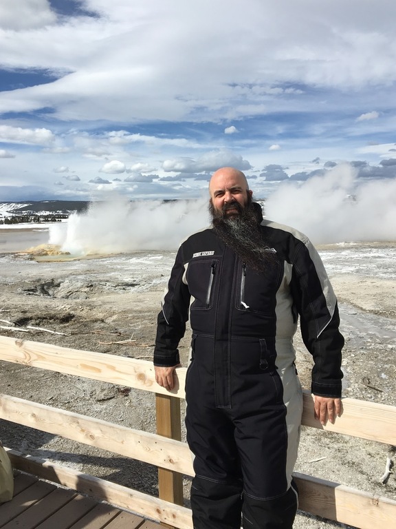 (Kevin at Yellowstone National Park)